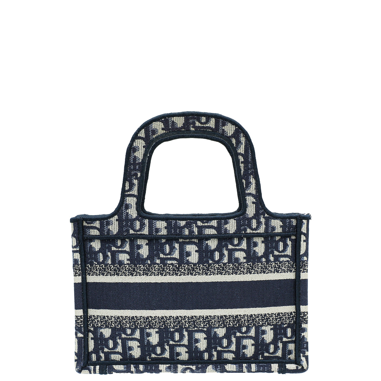 Christian Dior Blue Oblique Mini Book Tote Bag-Christian Dior-THE CLOSET