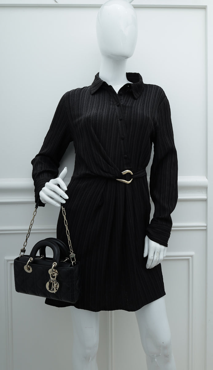 Christian Dior Black Lady D-Joy Small Bag – THE CLOSET