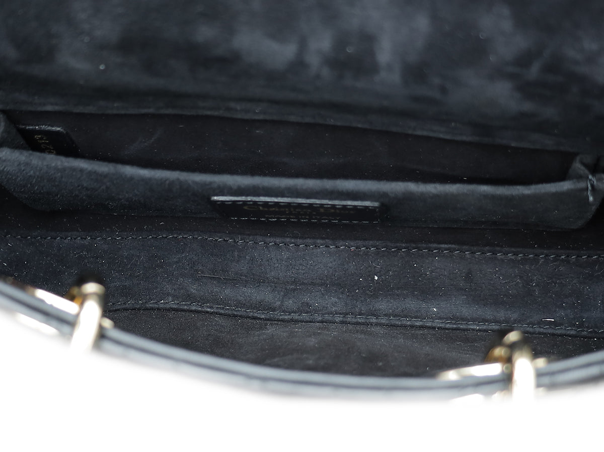 Christian Dior Black Lady D-Joy Small Bag