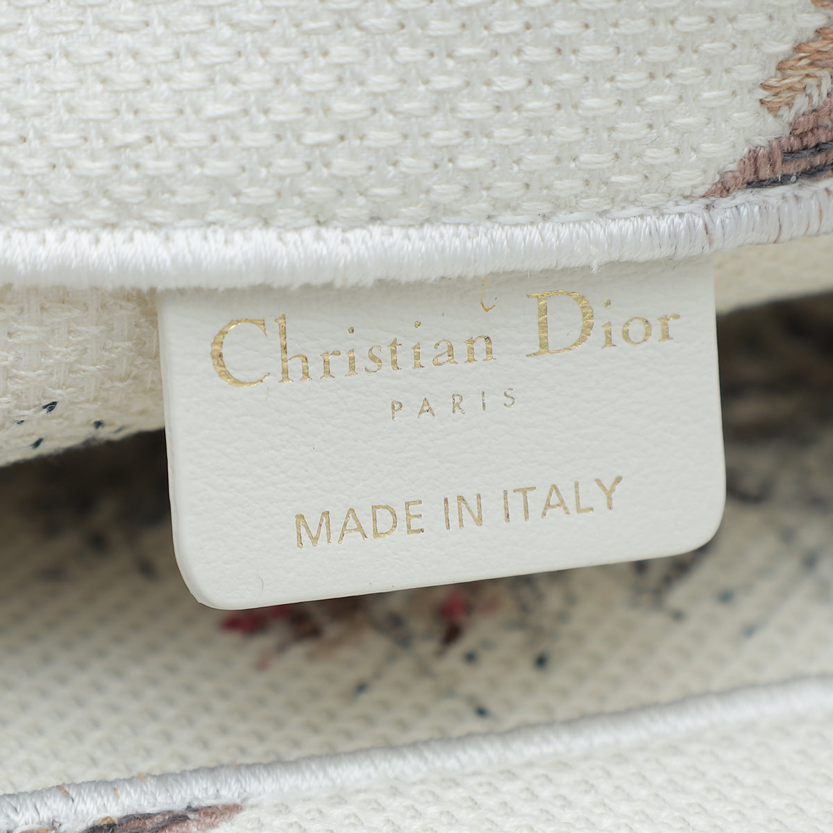 Christian Dior Latte Multicolor Jardin d'Hiver Embroidery Book