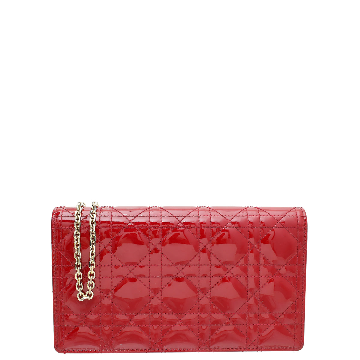 Christian Dior Cherry Lady Dior Chain Pouch