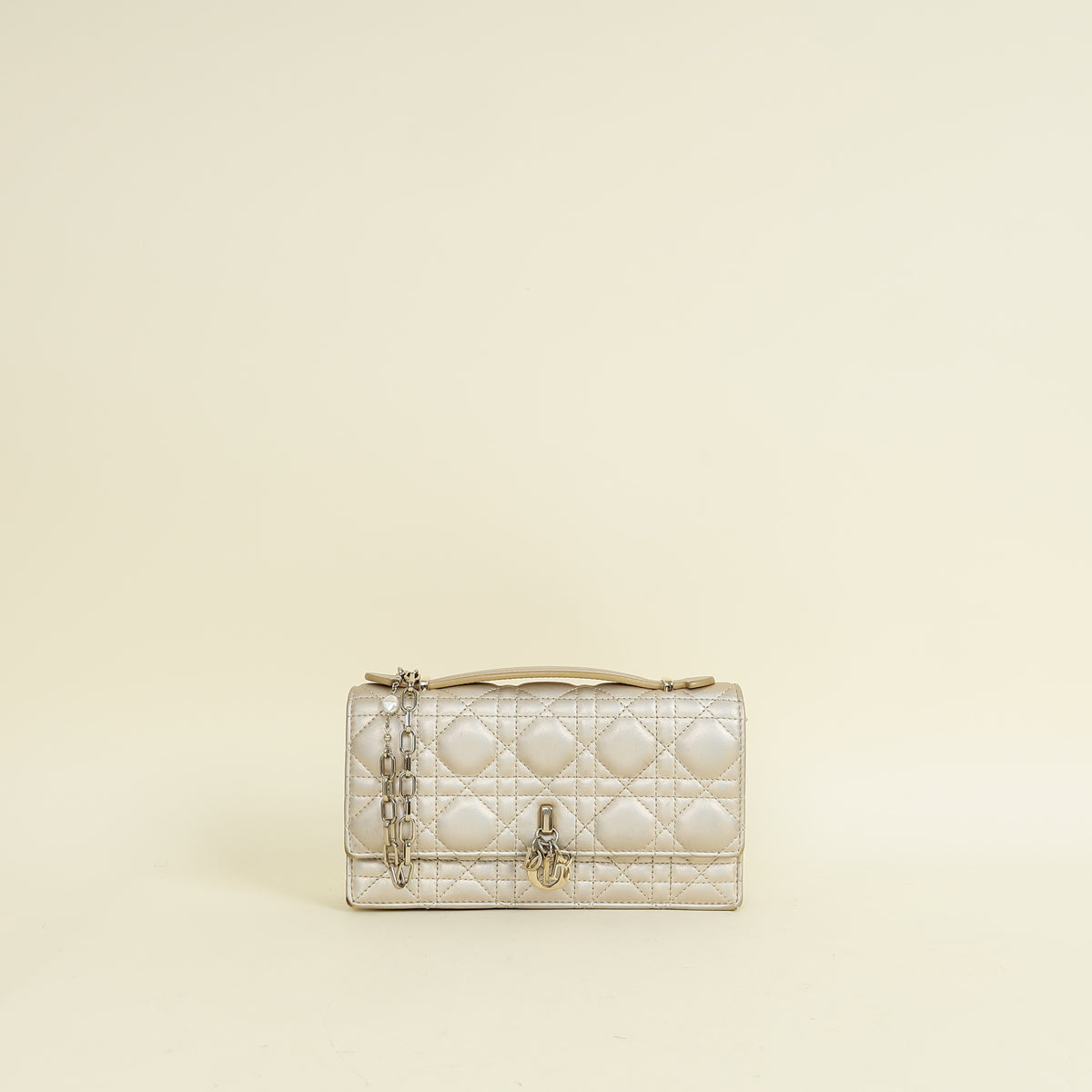 Christian Dior Metallic Light Gold My Dior Mini Bag