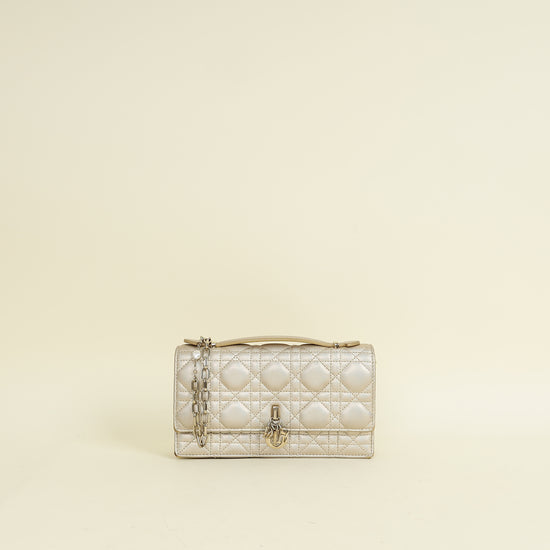 Christian Dior Metallic Light Gold My Dior Mini Bag