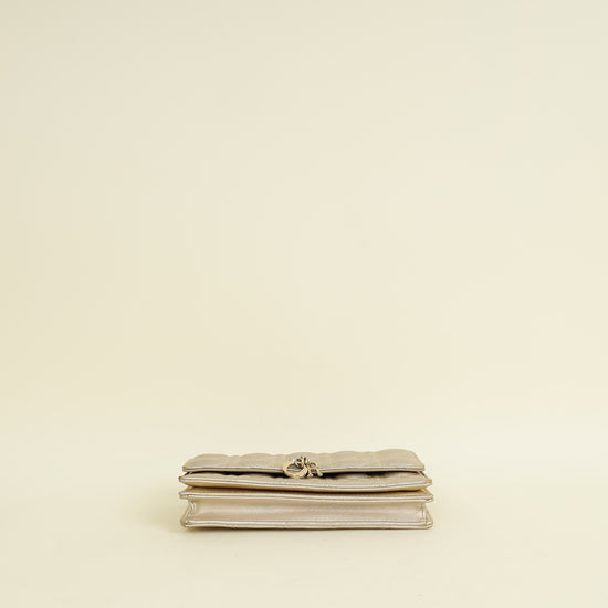 Christian Dior Metallic Light Gold My Dior Mini Bag