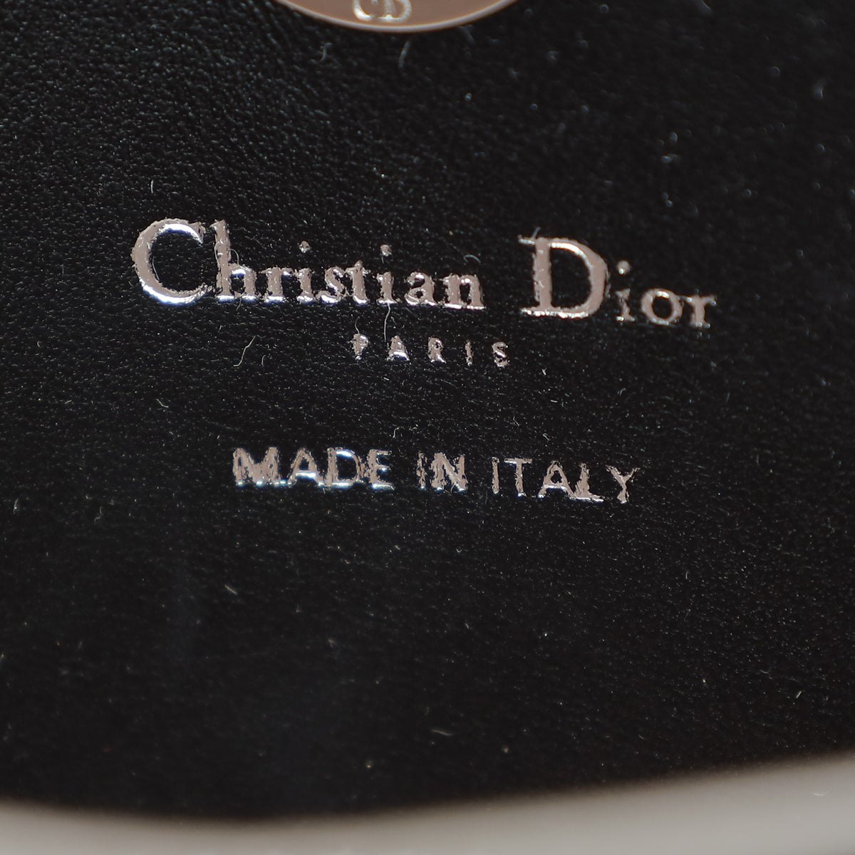 Christian Dior Black Diorama Clutch On Chain