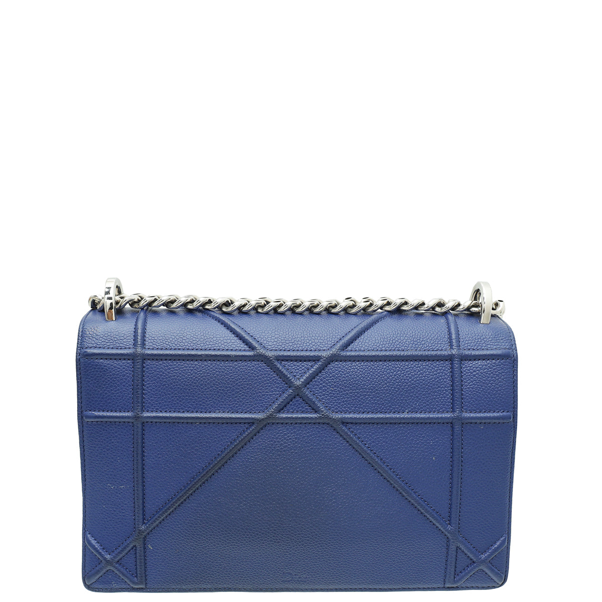 Christian Dior Royal Blue Diorama Medium Flap Bag-Christian Dior-THE CLOSET