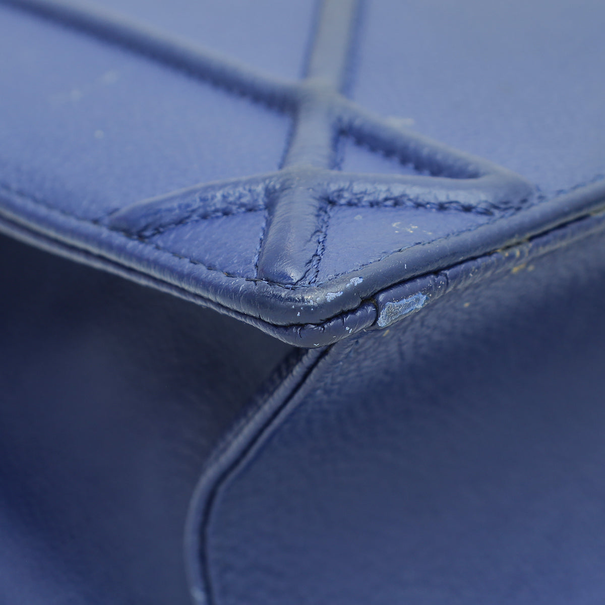 Christian Dior Royal Blue Diorama Medium Flap Bag