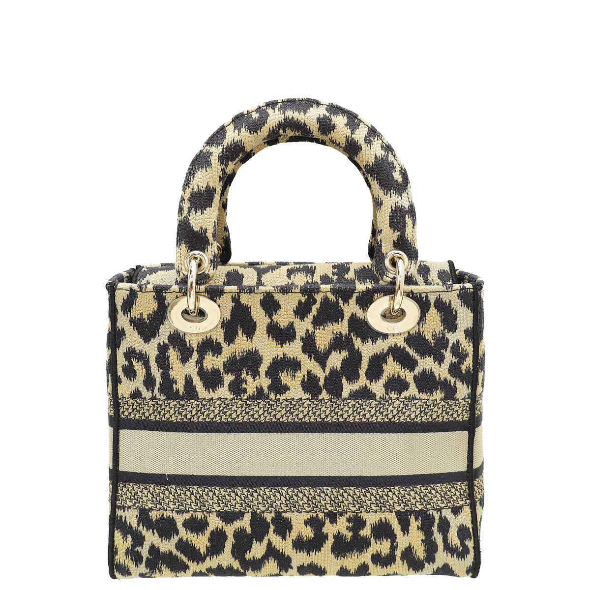 Christian Dior Beige Multicolor Mizza Embroidery Lady D-Lite Medium Bag-Christian Dior-THE CLOSET