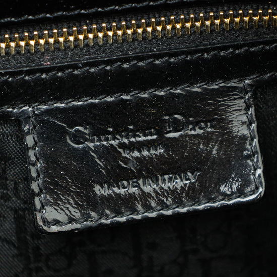 Christian Dior Black Lady Dior Large Bag