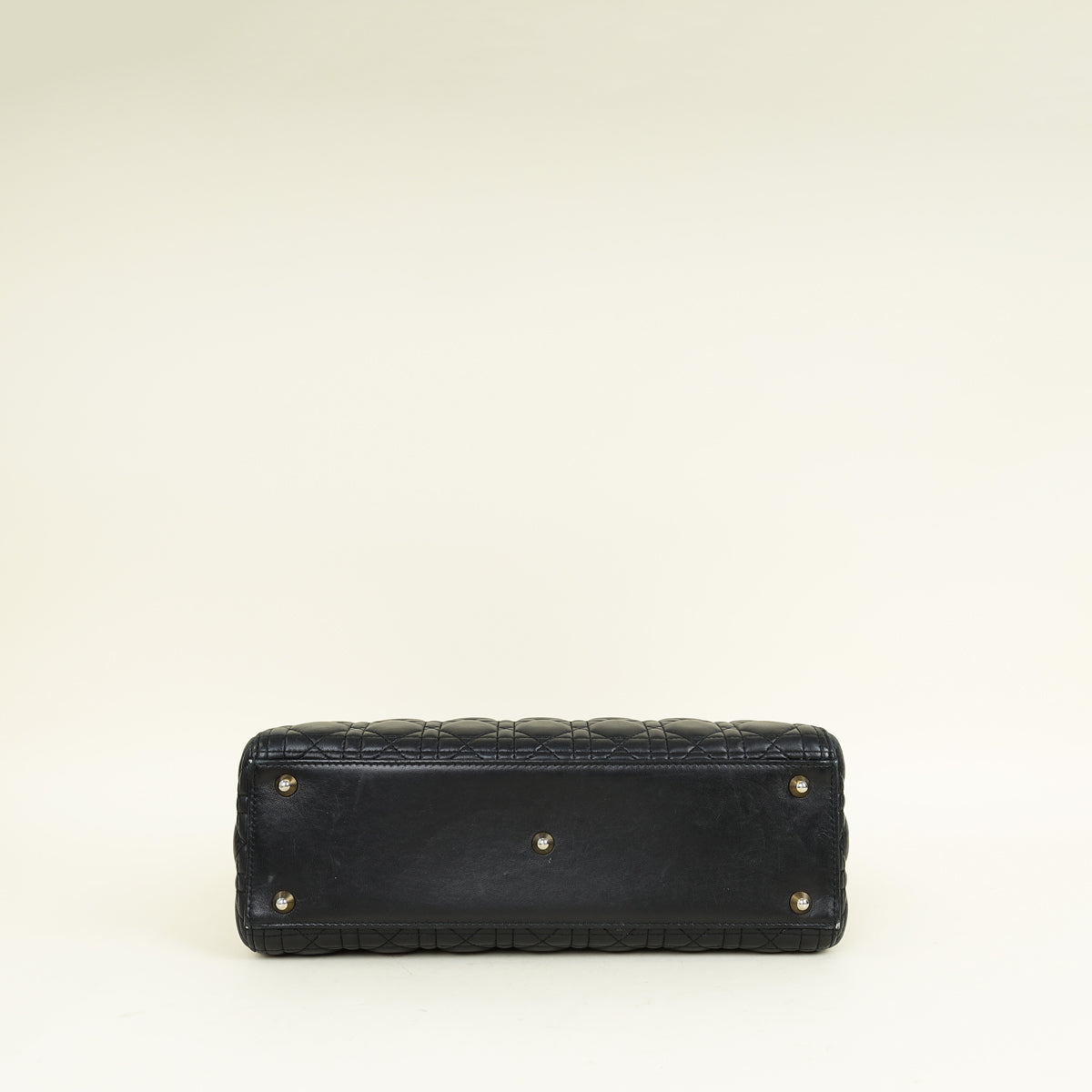 Christian Dior Black Lady Dior Large Bag