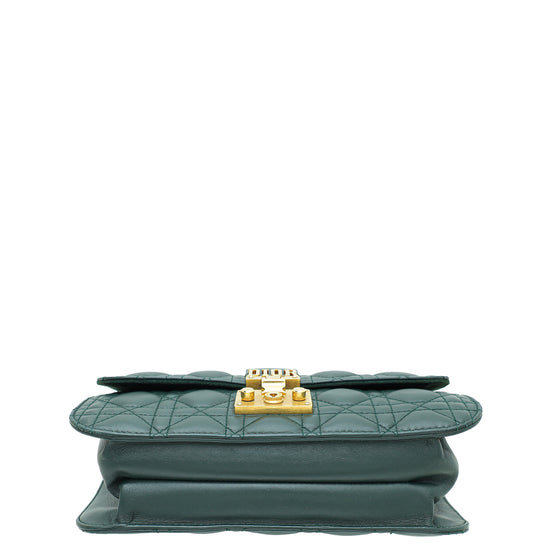 Christian Dior Emerald Green DiorAddict Flap Small Bag