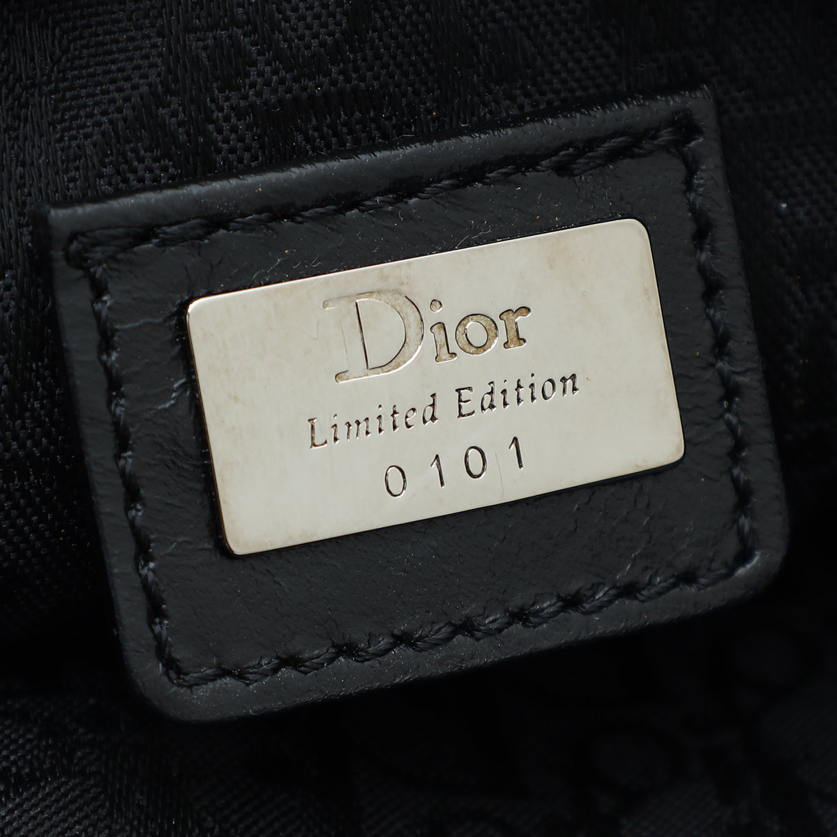 Christian Dior Bicolor Ltd. Ed. Flower Sequins Saddle Bag