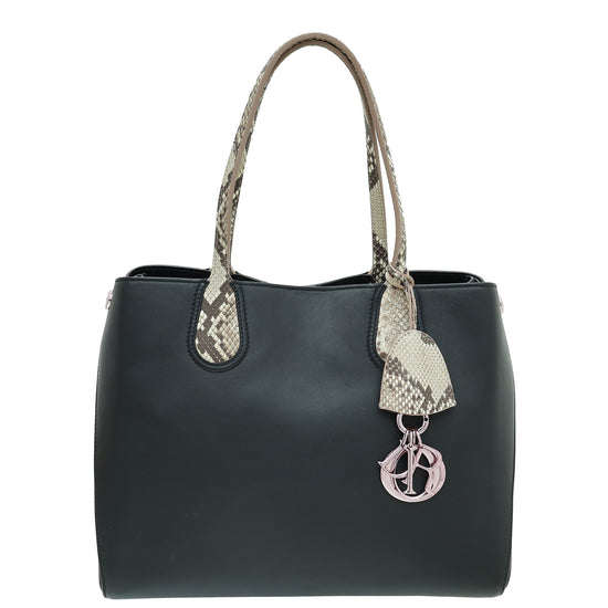Christian Dior Bicolor Addict Shopping Tote Bag