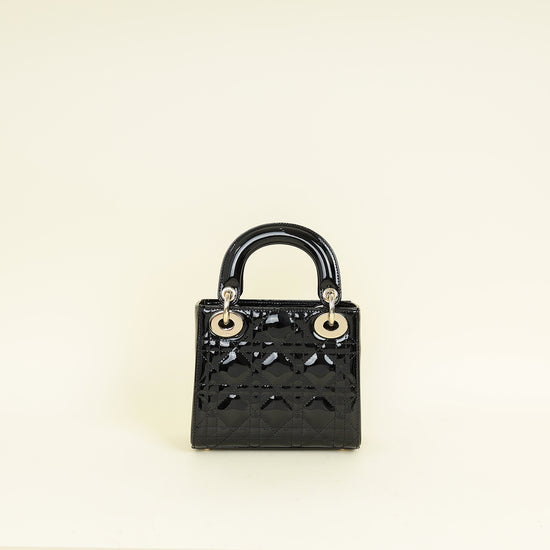 Christian Dior Black Lady Dior Mini Chain Bag