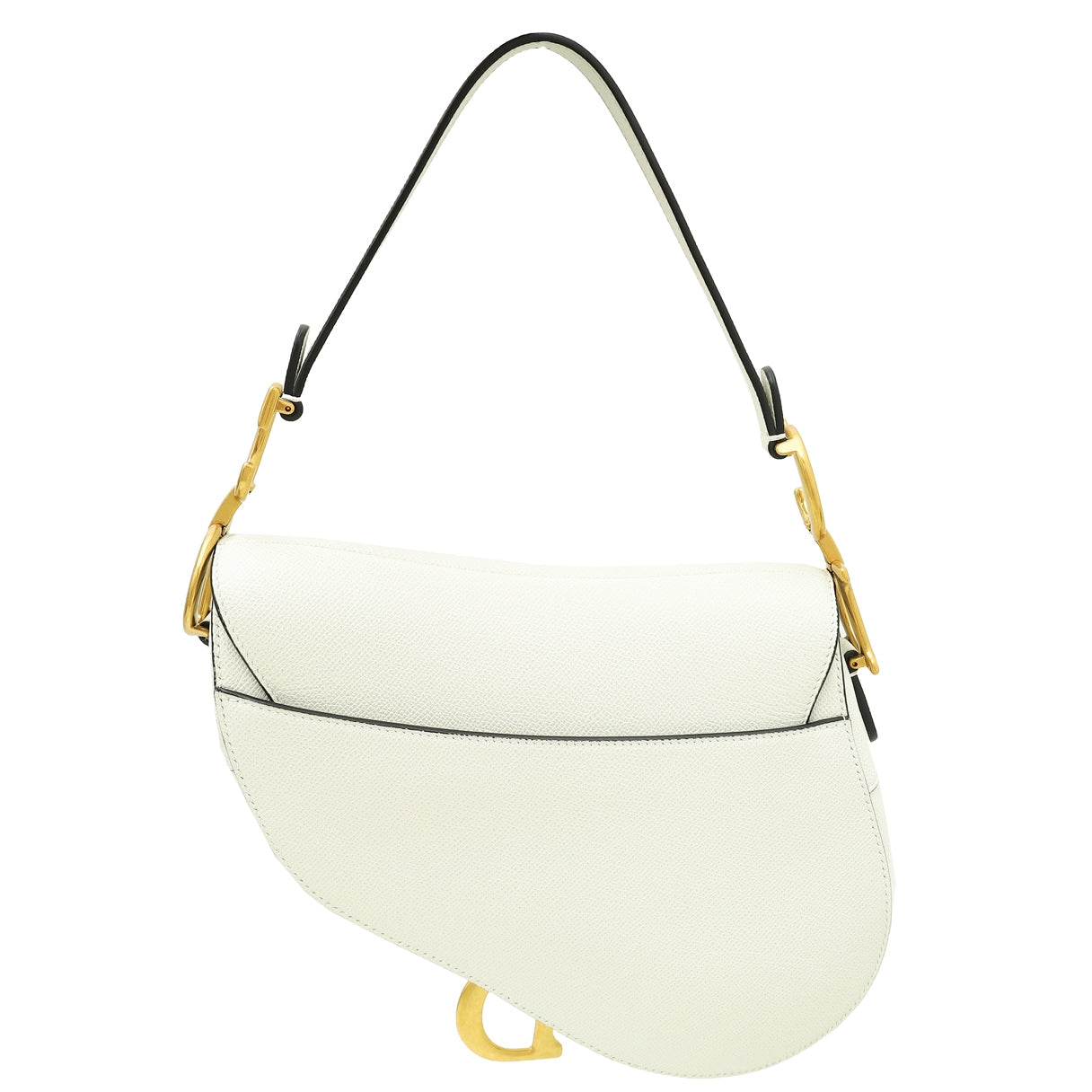 Christian Dior White Saddle Medium Bag-Christian Dior-THE CLOSET