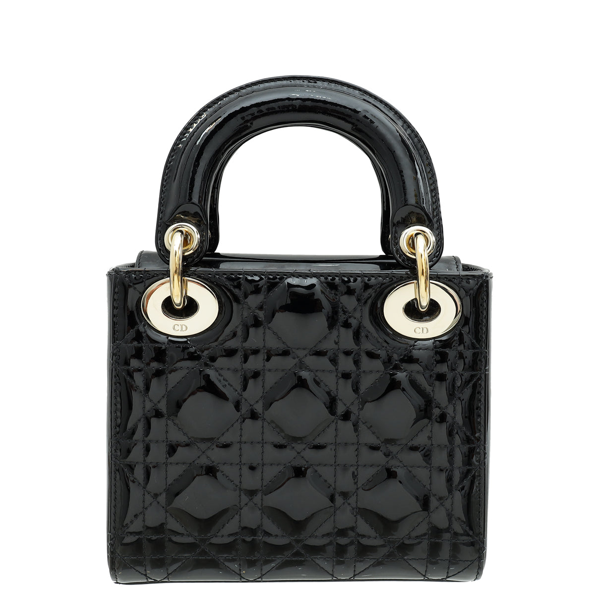 Christian Dior Black Chain Mini Lady Dior Bag-Christian Dior-THE CLOSET