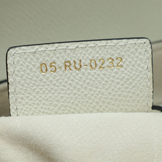 Christian Dior White Saddle Medium Bag