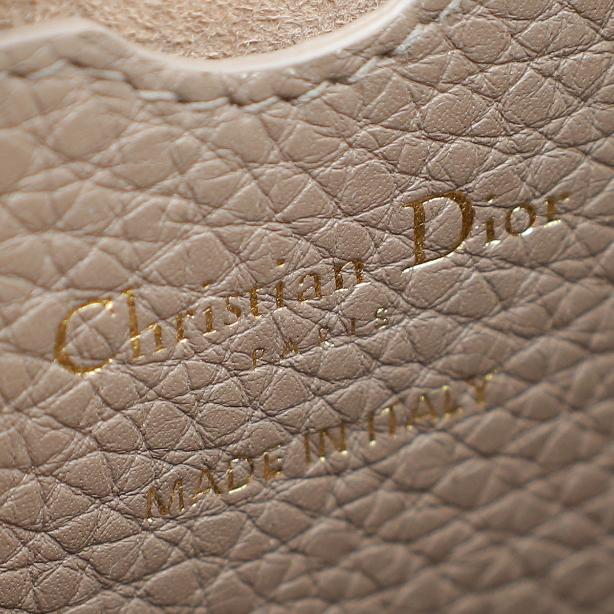 Christian Dior Taupe Bobby Medium Bag