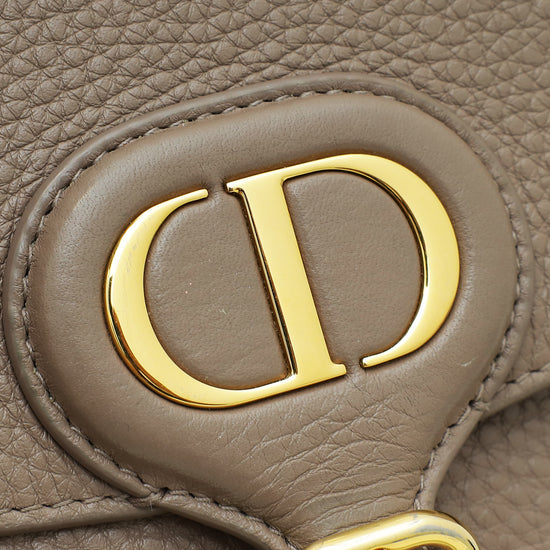 Christian Dior Taupe Bobby Medium Bag