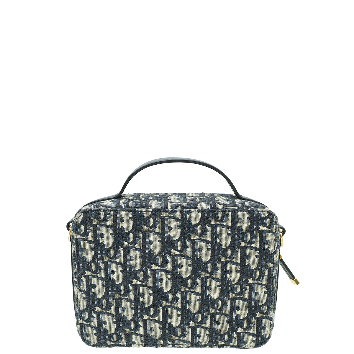 Christian Dior Navy Blue Oblique 30 Montaigne Box Bag-Christian Dior-THE CLOSET