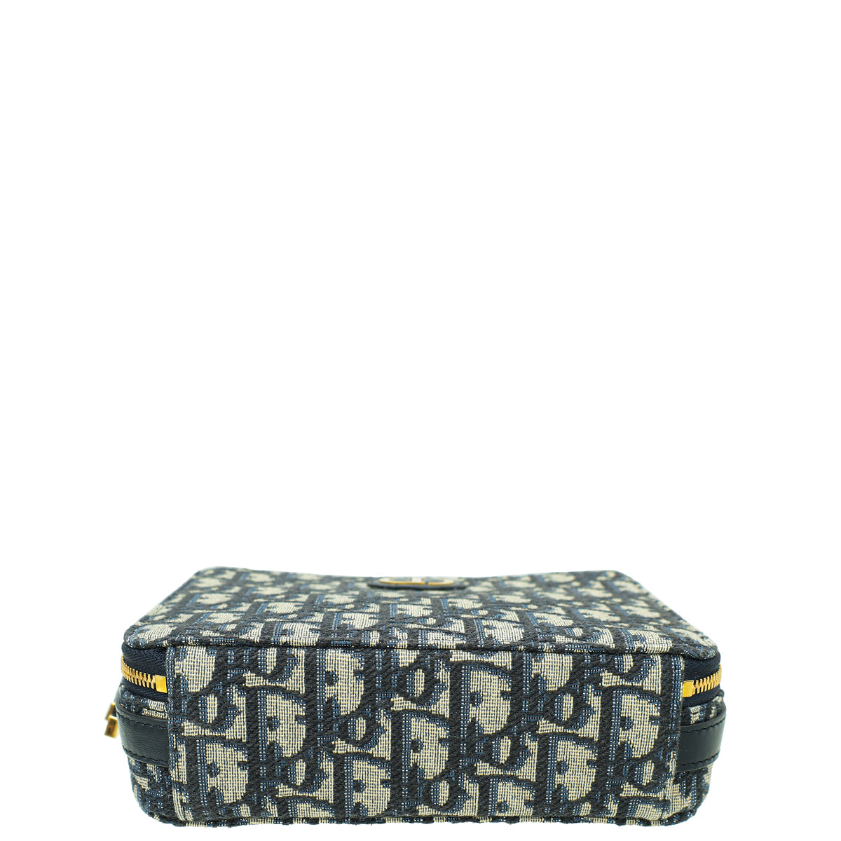 Christian Dior Navy Blue Oblique 30 Montaigne Box Bag