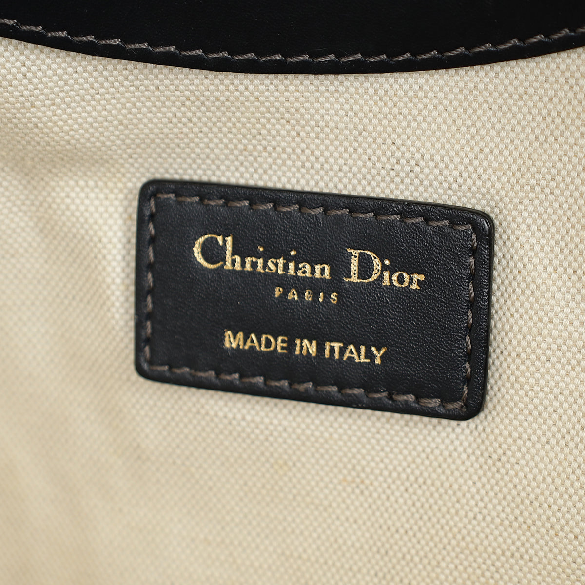 Christian Dior Navy Blue Oblique Fold Over Clutch