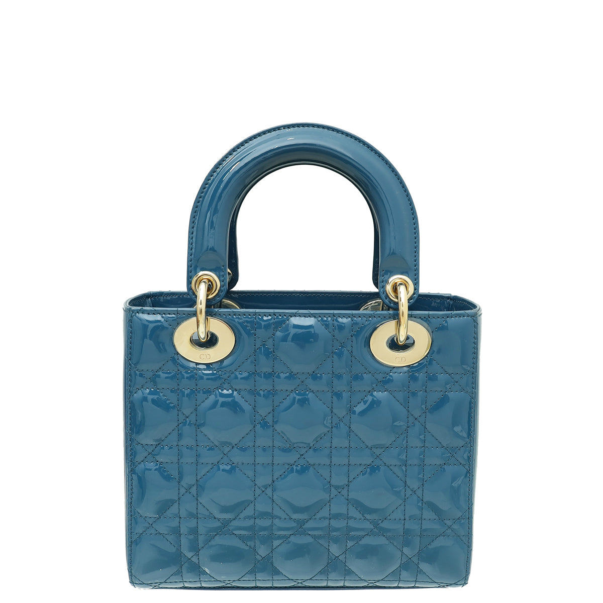Christian Dior Yale Blue Lady Dior Small Bag-Christian Dior-THE CLOSET