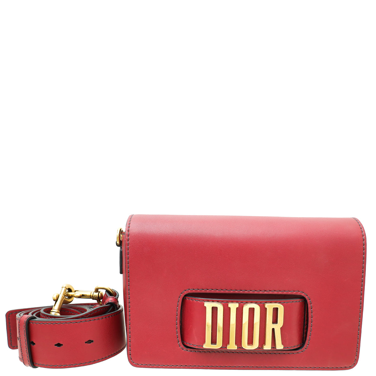 Christian Dior Burgundy Dio(r)evolution Flap Bag-Christian Dior-THE CLOSET