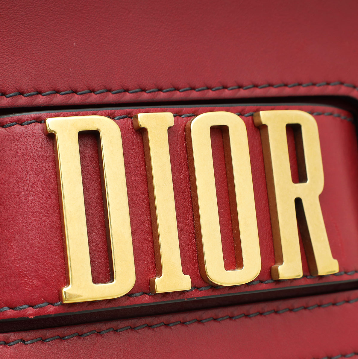 Christian Dior Burgundy Dio(r)evolution Flap Bag