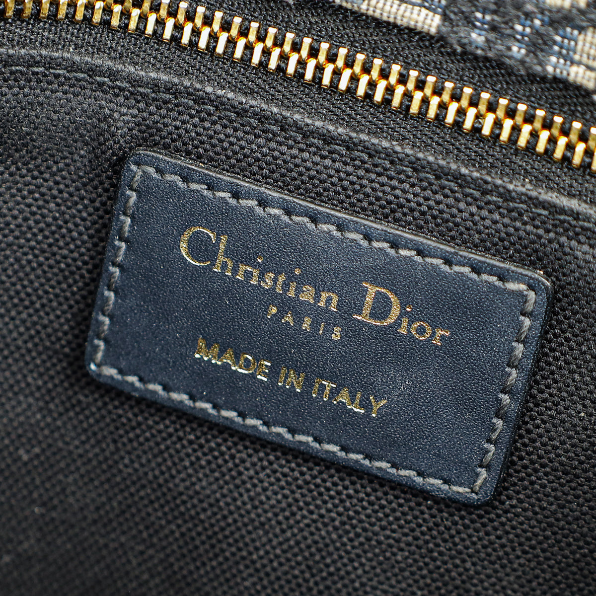 Christian Dior Blue Oblique 30 Montaigne Flap Shoulder Bag