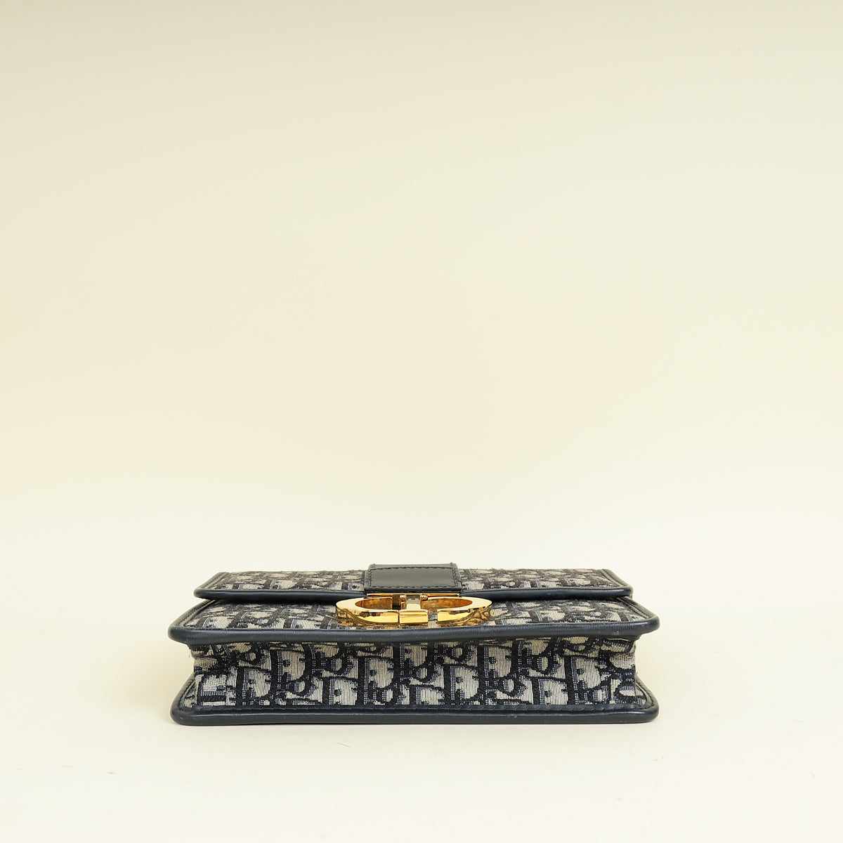 Christian Dior Blue Oblique 30 Montaigne Flap Shoulder Bag