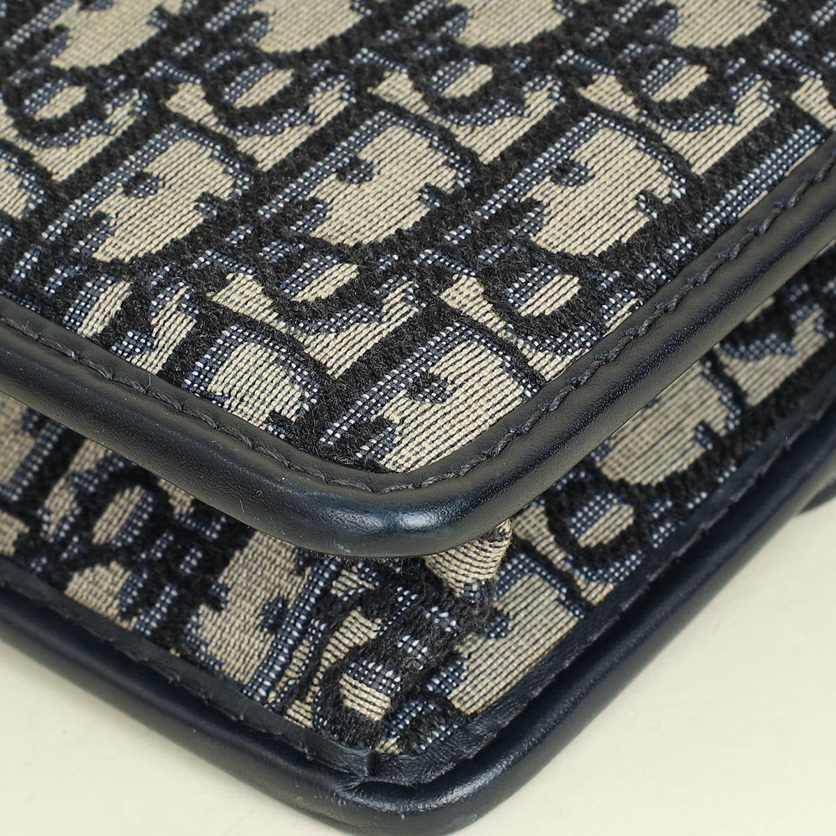 Christian Dior Blue Oblique 30 Montaigne Flap Shoulder Bag