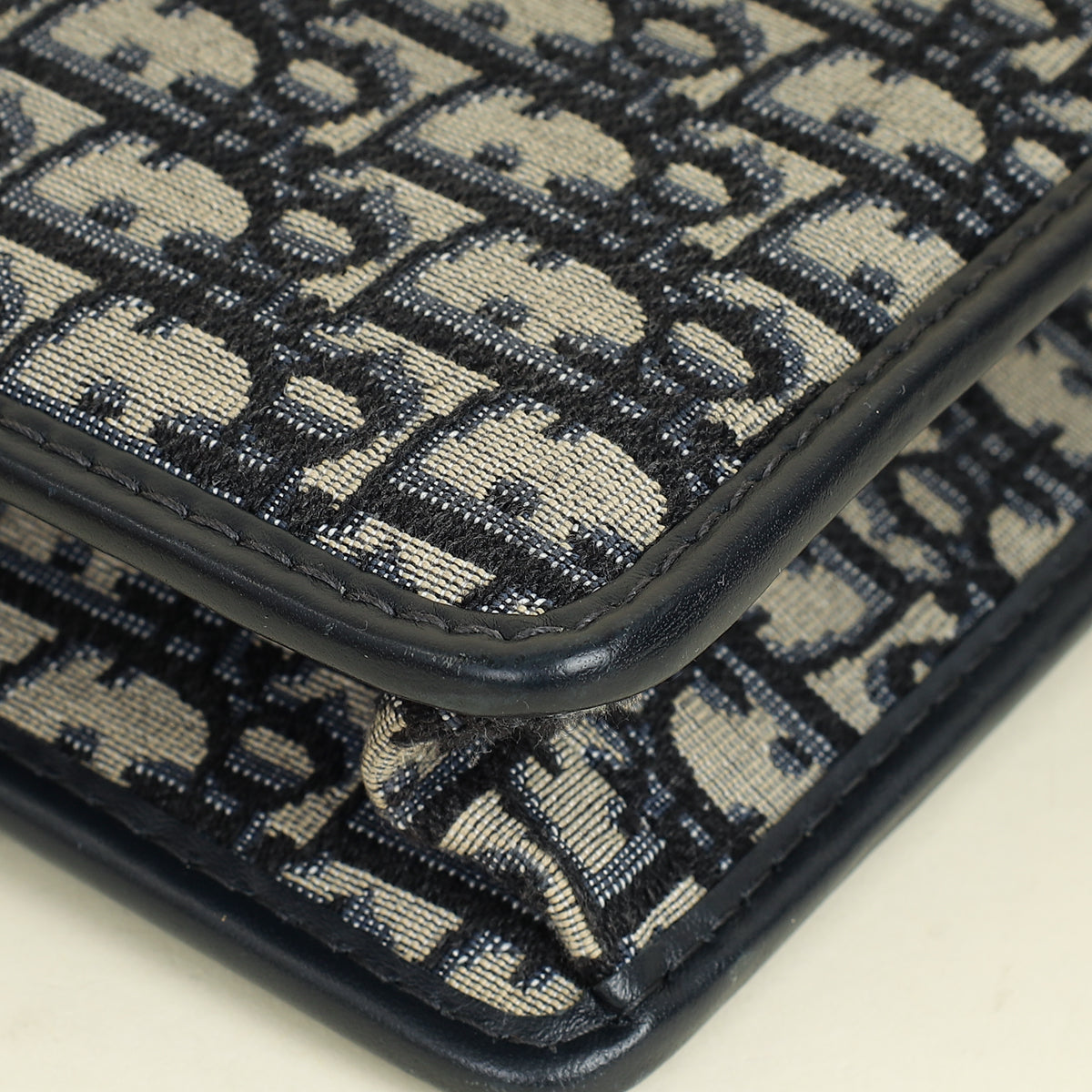 Christian Dior Blue Oblique 30 Montaigne Flap Shoulder Bag