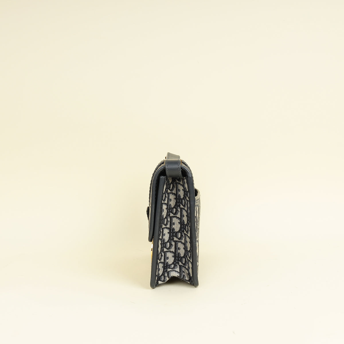 Christian Dior Blue Oblique 30 Montaigne Flap Shoulder Bag