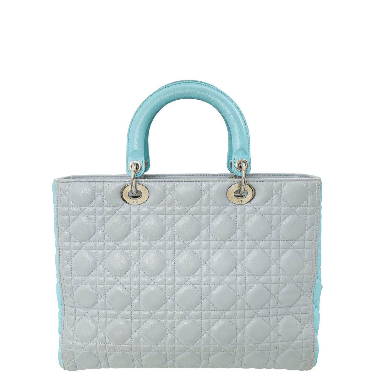 Christian Dior Bicolor Lady Dior Large Bag-Christian Dior-THE CLOSET