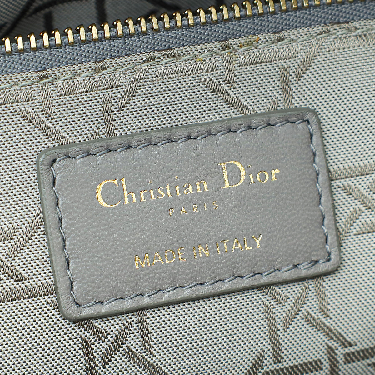 Christian Dior Grey Lady Dior My ABCDior Small Bag