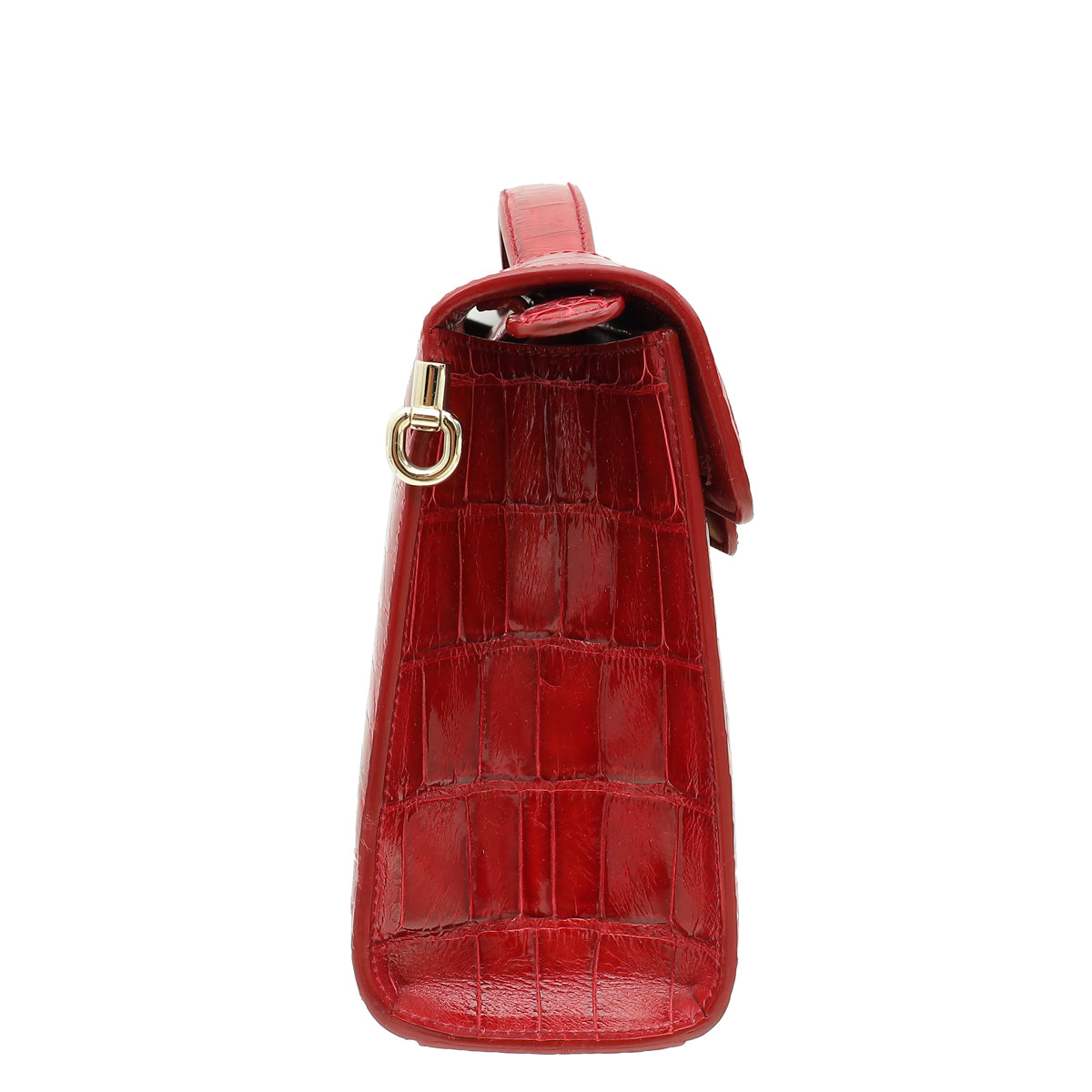 Christian Dior Cherry Red Alligator Diorever Mini Bag