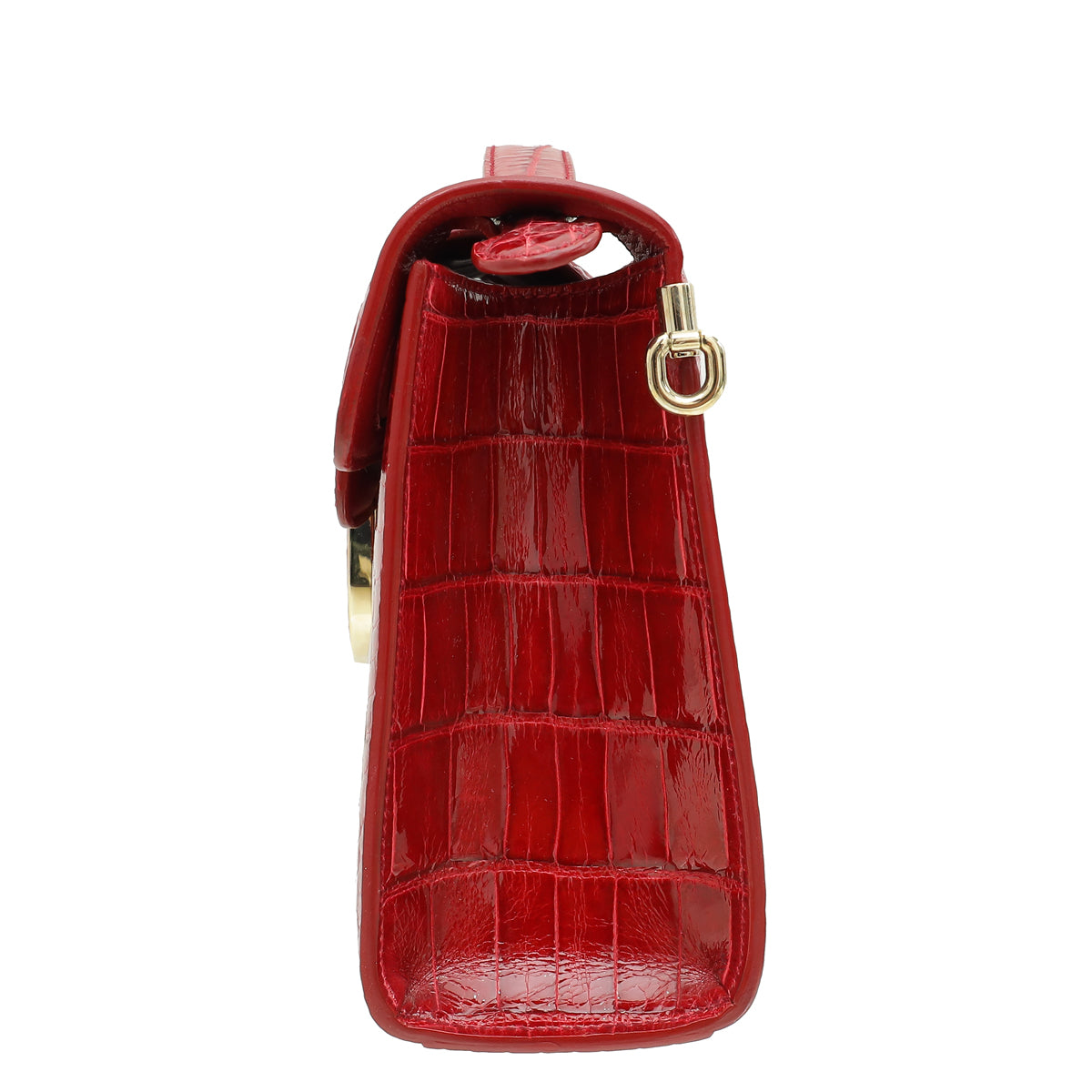 Christian Dior Cherry Red Alligator Diorever Mini Bag