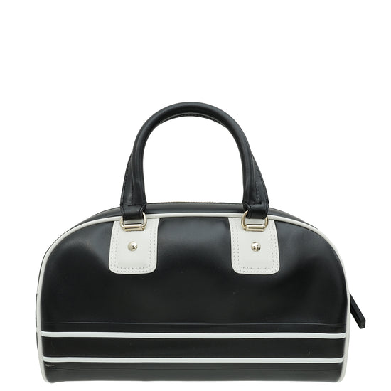 Christian Dior Bicolor Vibe Zip Small Bowling Bag