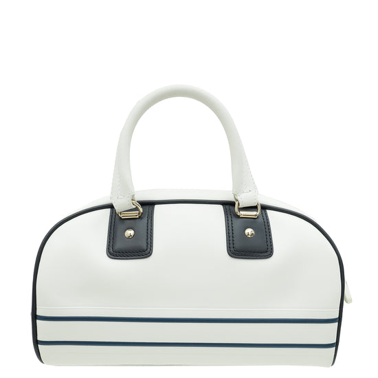 Christian Dior Bicolor Vibe Zip Small Bowling Bag