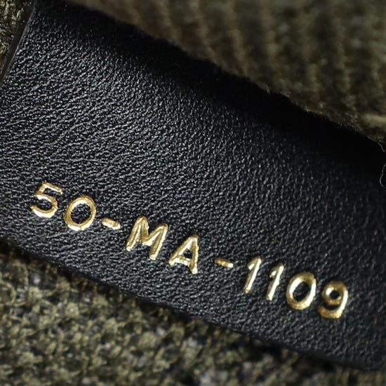 Christian Dior Bicolor Mini Book Tote Camouflage Bag