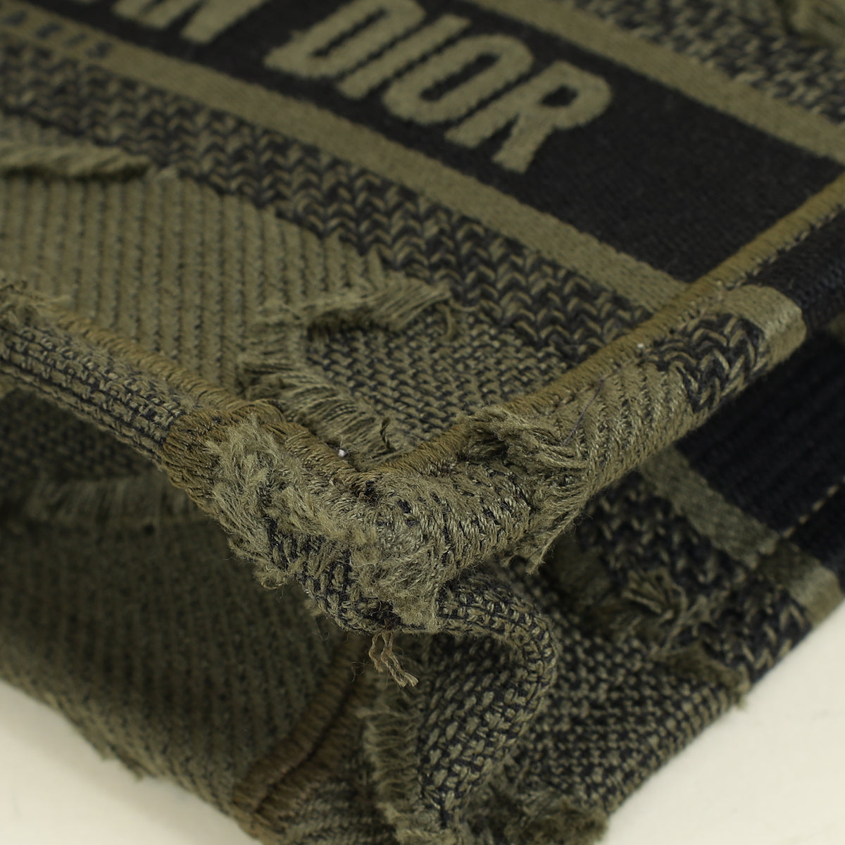 Christian Dior Bicolor Mini Book Tote Camouflage Bag