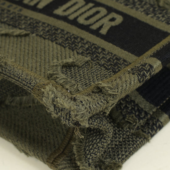 Christian Dior Bicolor Mini Book Tote Camouflage Bag