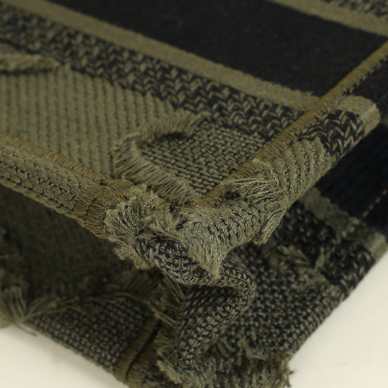 Christian Dior Bicolor Mini Book Tote Camouflage Bag