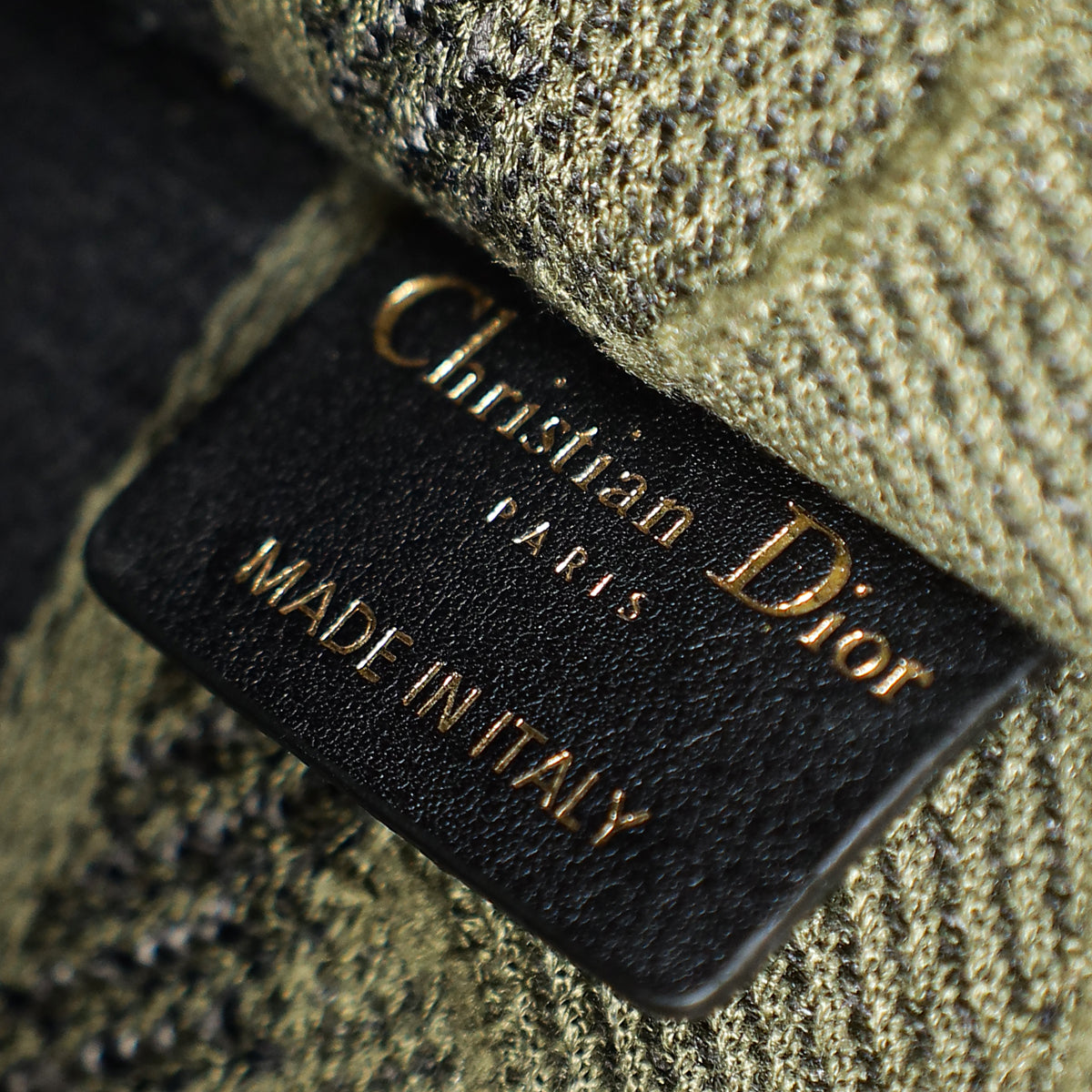 Christian Dior Bicolor Mini Book Tote Camouflage Bag