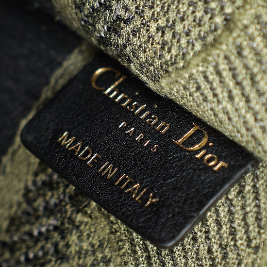 Christian Dior Bicolor Mini Book Tote Camouflage Bag