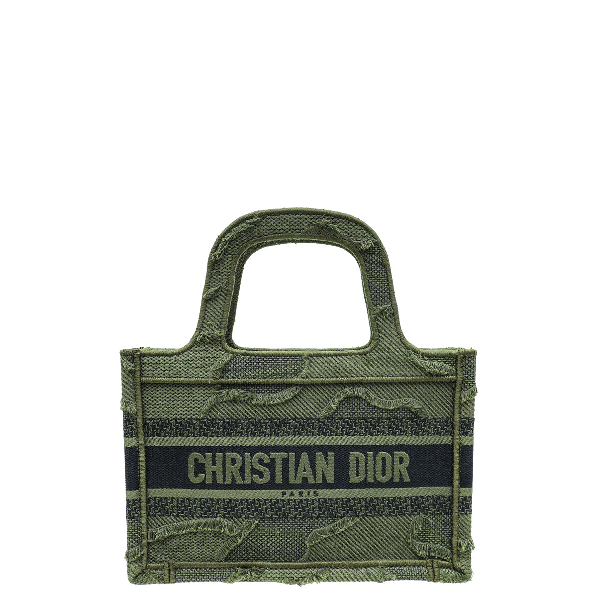 Christian Dior Bicolor Mini Book Tote Camouflage Bag-Christian Dior-THE CLOSET