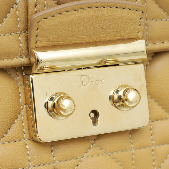 Christian Dior Beige Miss Dior Large Flap Bag