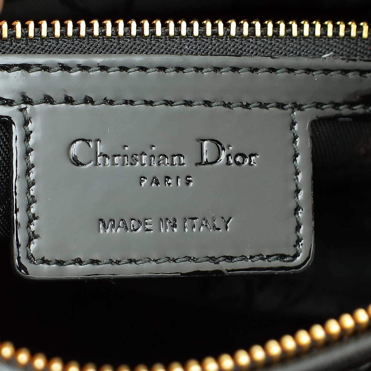 Christian Dior Black Lady Dior Medium Bag