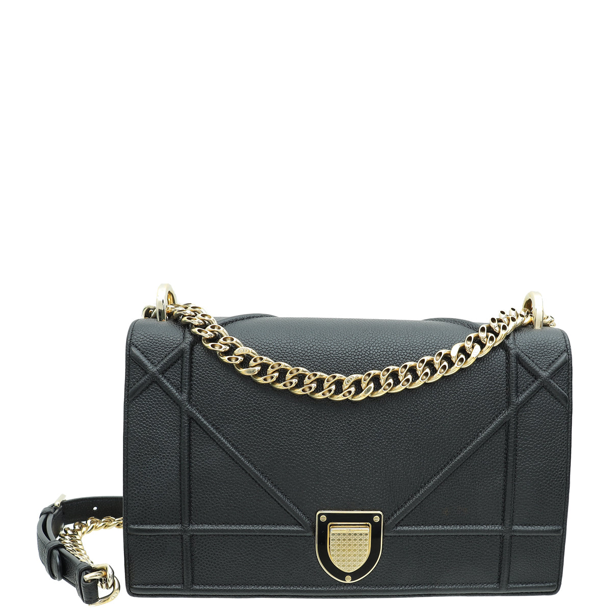 Christian Dior Black Diorama Medium Bag